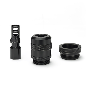 1.25"OD 6.9"L Solvent Trap Fuel Filter 1/2×28+5/8×24 K Cup 1x SS Cup,7x Alu Cups + Trilug 3 Lug +1/2×28 or 5/8×24 Adapter Combo