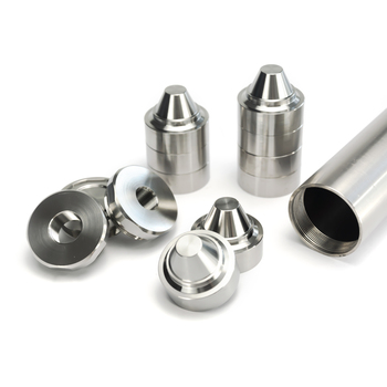 7.8" Titanium Solvent Trap Fuel Filter – 1.5" OD, 1.375x24, 1/2x28 + 5/8x24