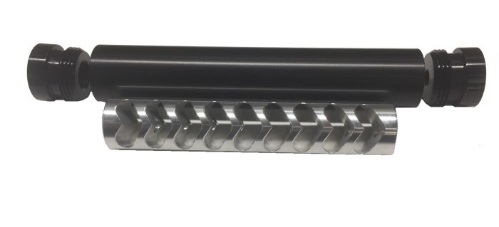 .22lr Solvent Trap 1/2x28 Muzzle Device