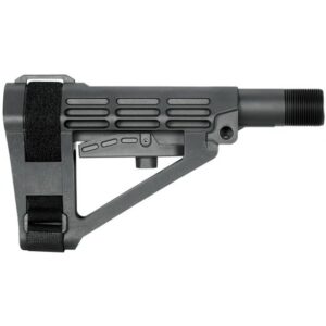 SB Tactical Adjustable 5 Position Arm Brace No Buffer Tube, Black
