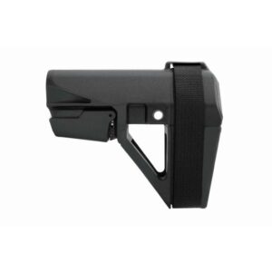 SB Tactical SBA5 5-Position Adjustable Pistol Brace, Black