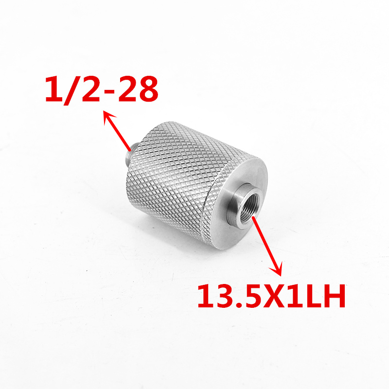 S44535efe2a4c466b9d66d9d44e46b2afc Stainless Steel External Recoil Booster Disconnector 1/2-28 Male to 13.5x1LH Female Nielsen for all Solvent Cleaning Filter Kit