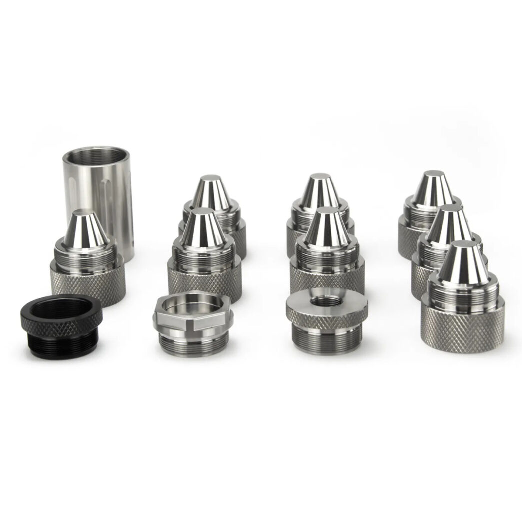 10″L Stainless Steel Modular Solvent Trap Kit 1.58″OD (1/2×28 and 5/8×24)