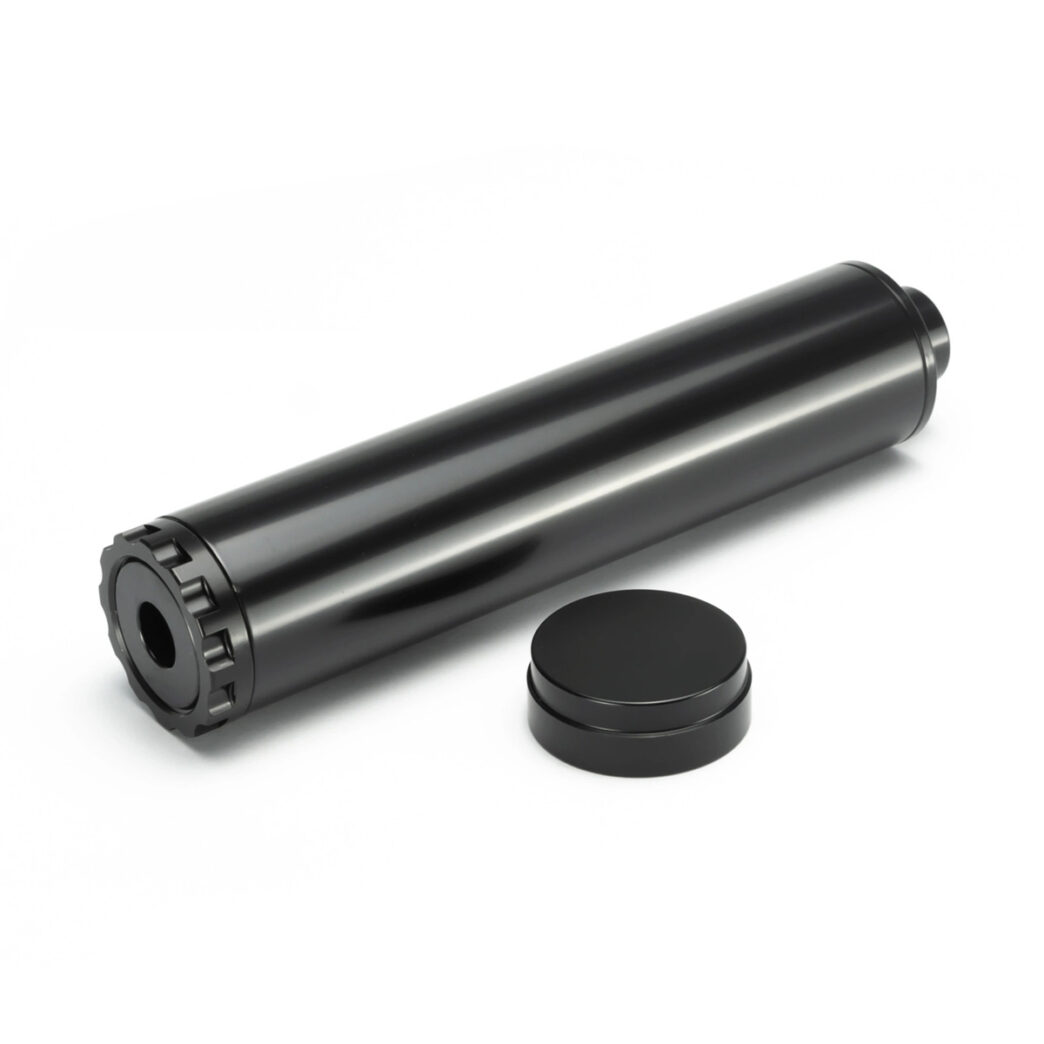 6″Lx1.38″OD Monocore Solvent Trap Aluminum TypeA (1/2×28 or 5/8×24)