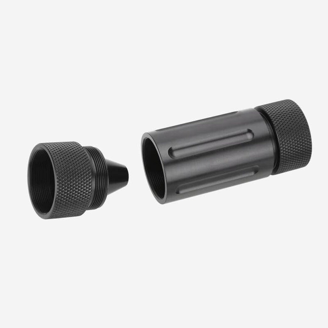 VitoWhisper-Adaptive-Solvent-Trap-Tube-for-10in-Solvent-Trap-VWMSTAL103-1044x1044-1.jpg 10″L Aluminum Modular Solvent Trap Kit 1.58″OD (1/2×28 and 5/8×24)