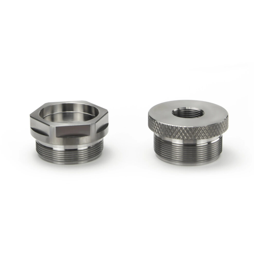 10″L Stainless Steel Modular Solvent Trap Kit 1.58″OD (1/2×28 and 5/8×24)