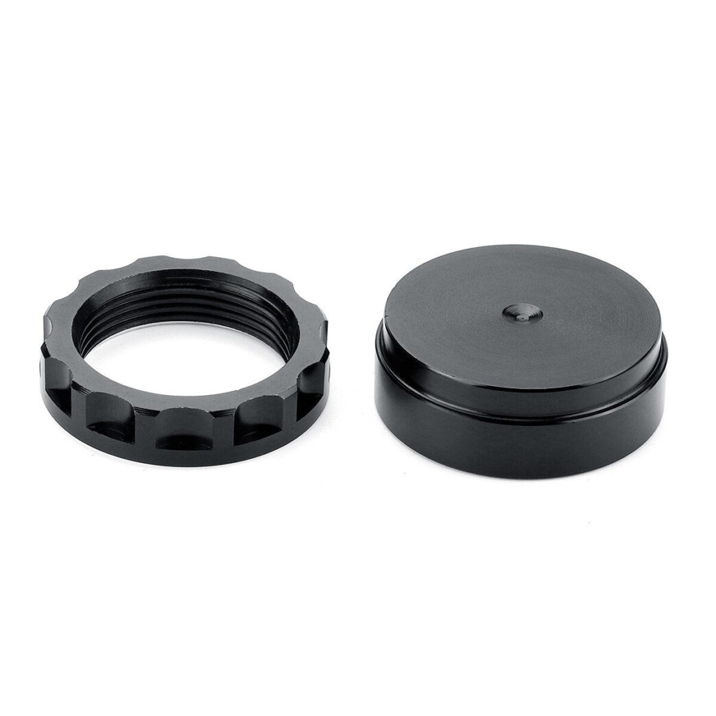 6″Lx1.38″OD Monocore Solvent Trap Aluminum TypeA (1/2×28 or 5/8×24)